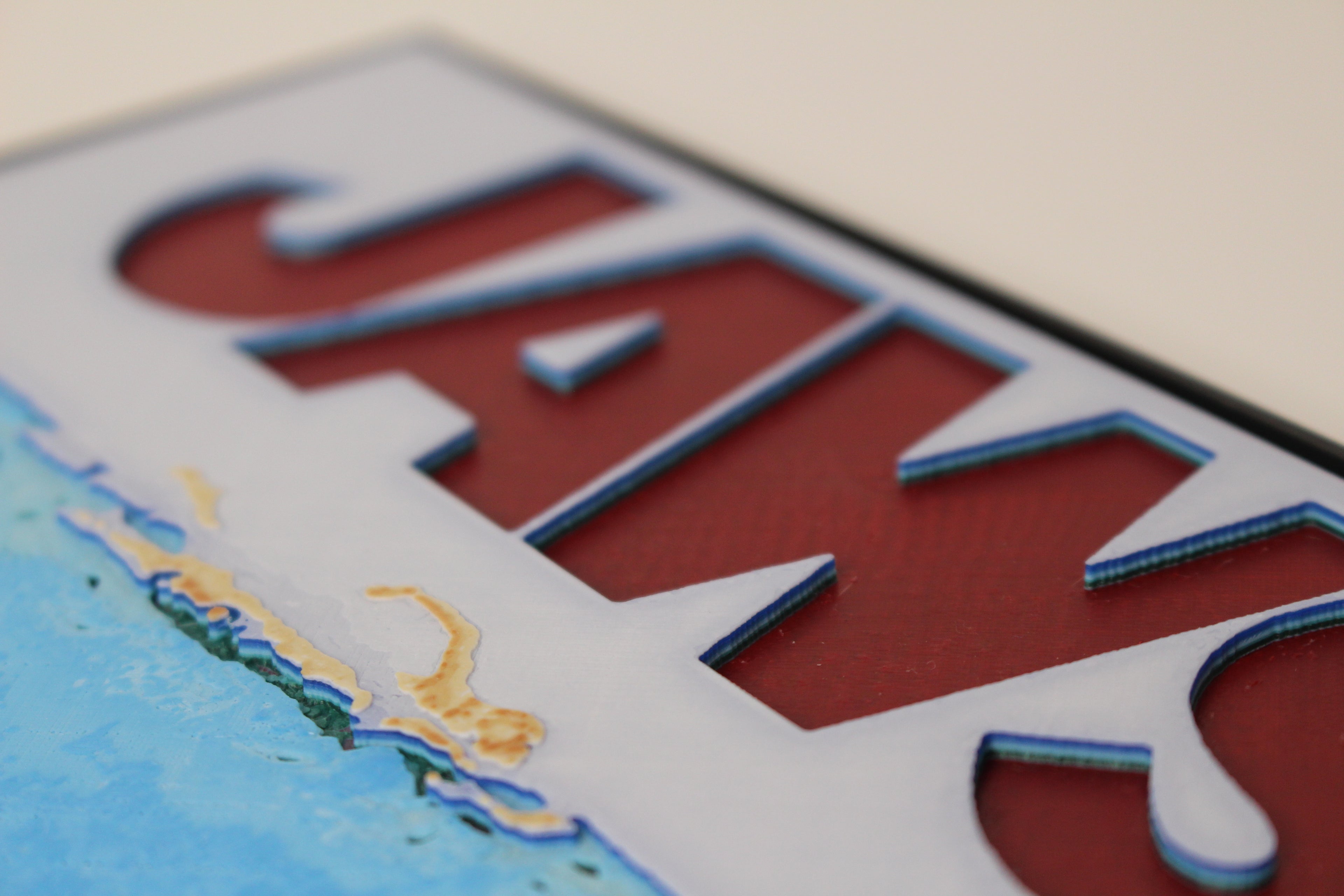 Jaws Inspired 3D Printed Wall Art