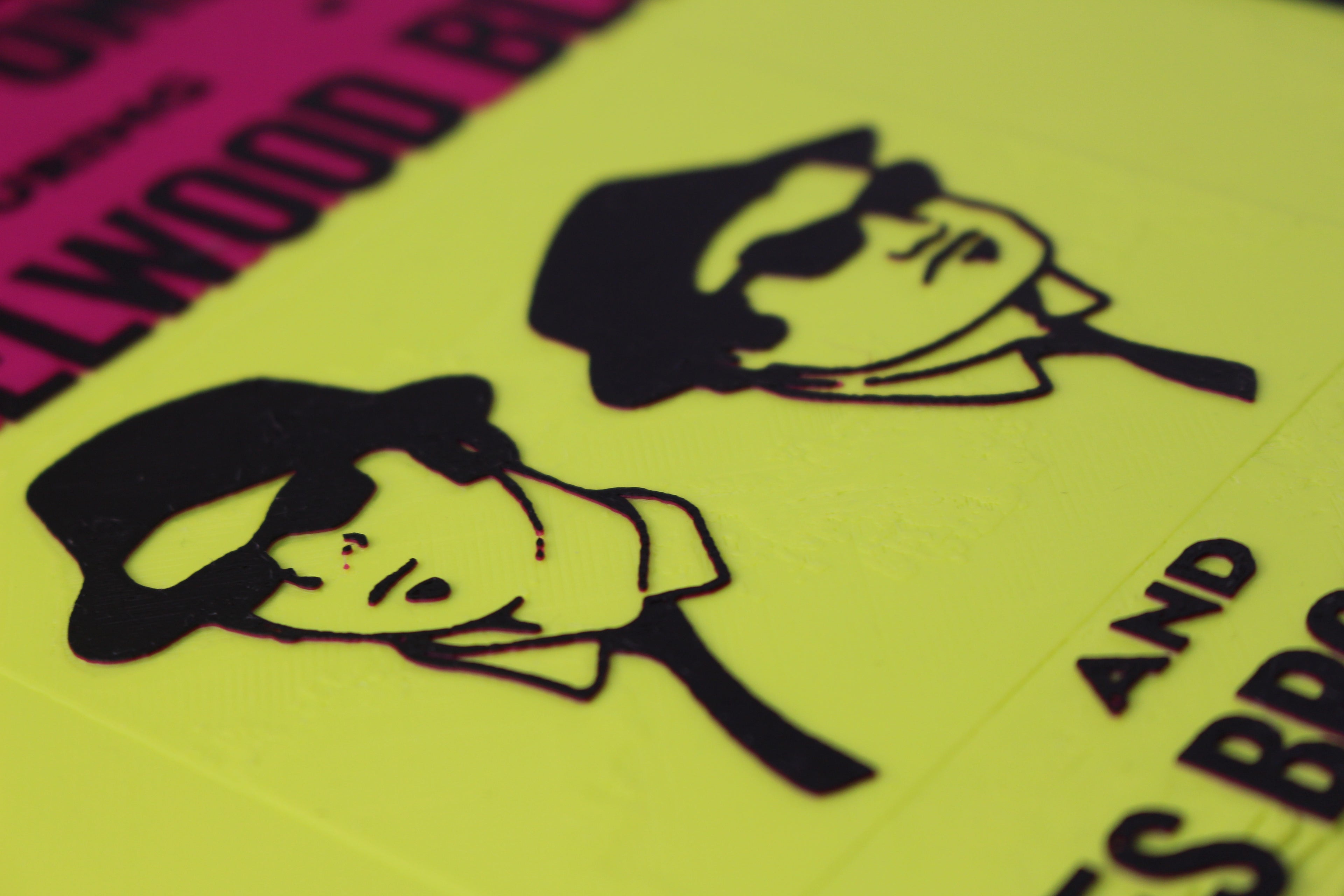 Blues Brothers Inspired 3D Printed Wall Art