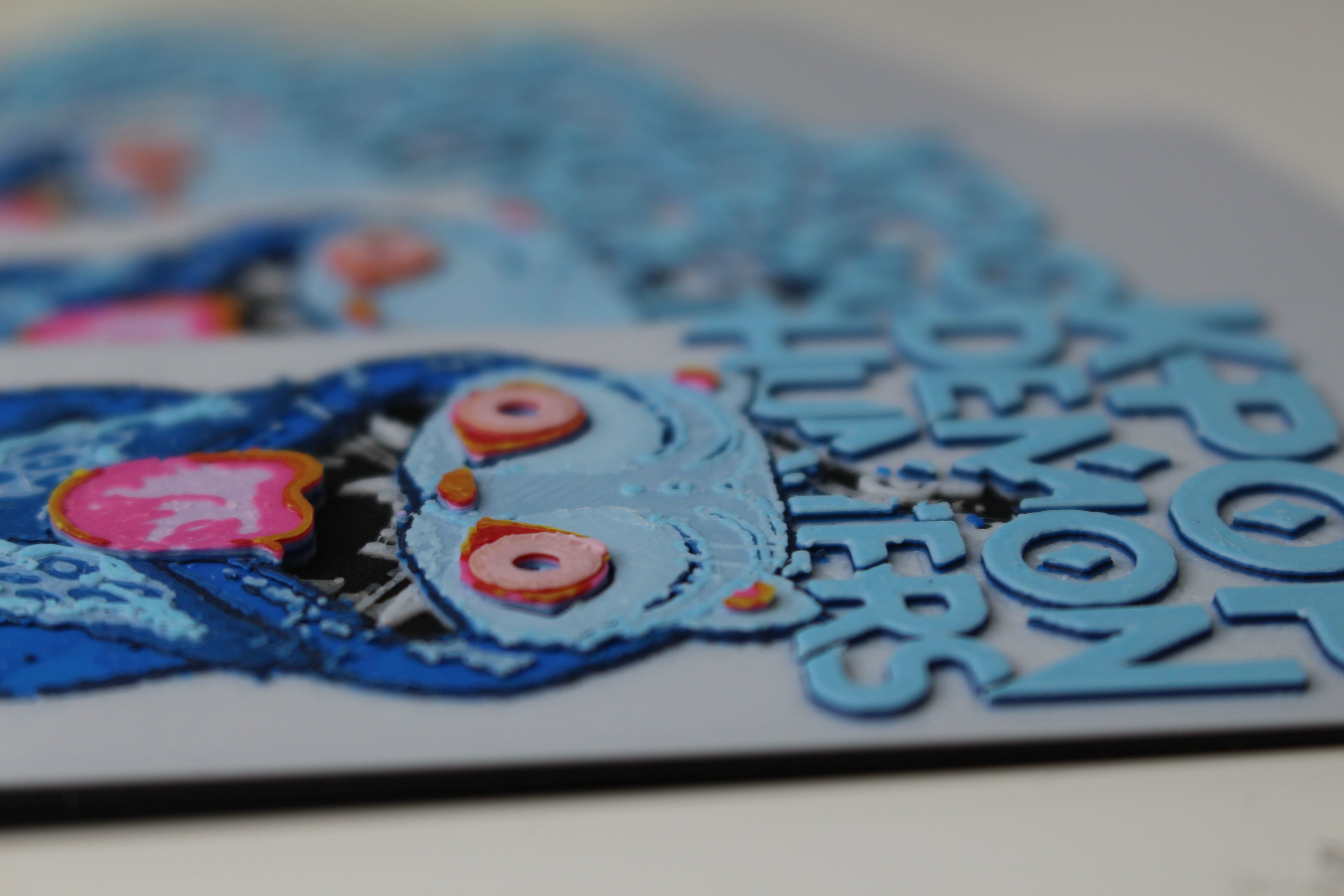 K-Pop Demon Hunters Inspired Bookmark – Derpy Tiger Edition