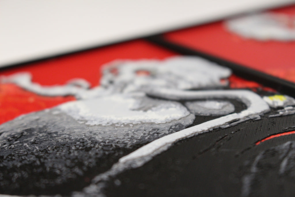 DBZ Vegeta-Inspired MultiForge Wall Art (3-Panel Set)