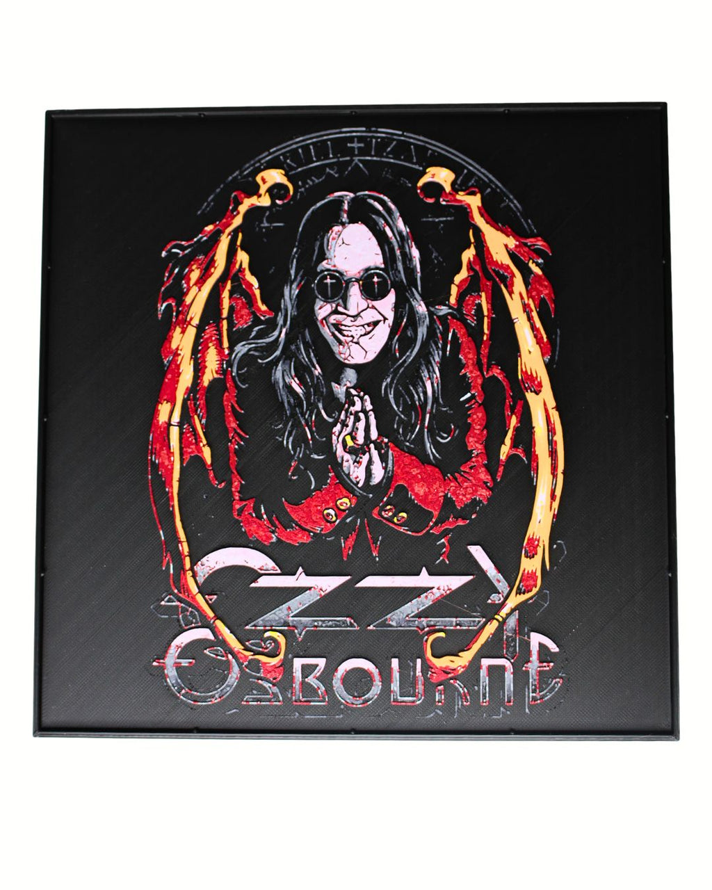 Tribute Edition – Ozzy Osbourne Inspired HueForge 3D Print