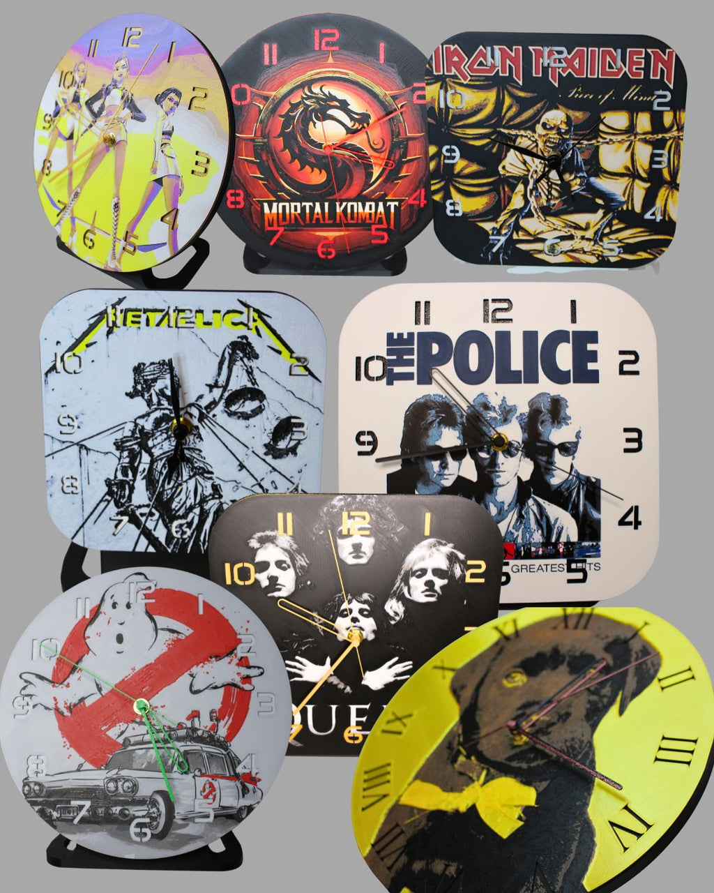 Interchangeable 3D Printed Clock Face (Face Only)