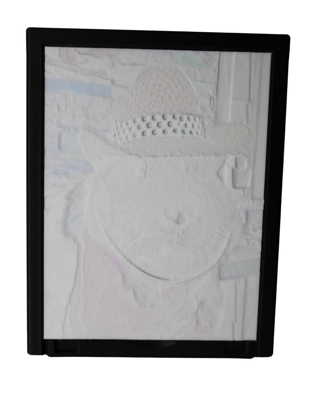 Illuminated CMYK Lithophane Display – LED Backlit Frame